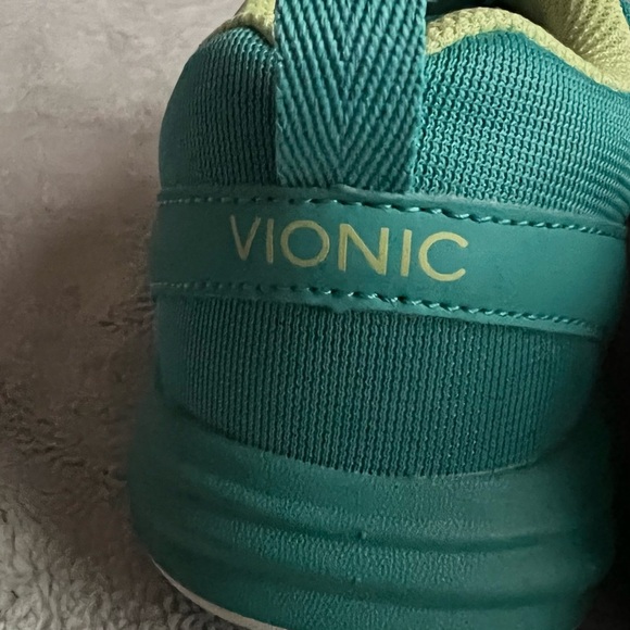 Vionic Adley Active Stretch Knit Lace-Up Comfort Sneaker Shoe Green Blue Sz 7 - Picture 6 of 17